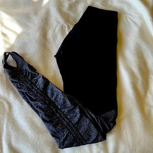 Lululemon herringbone stirrup wunder under leggings